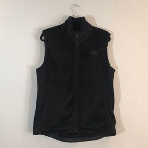 Fuzzy North Face Vest